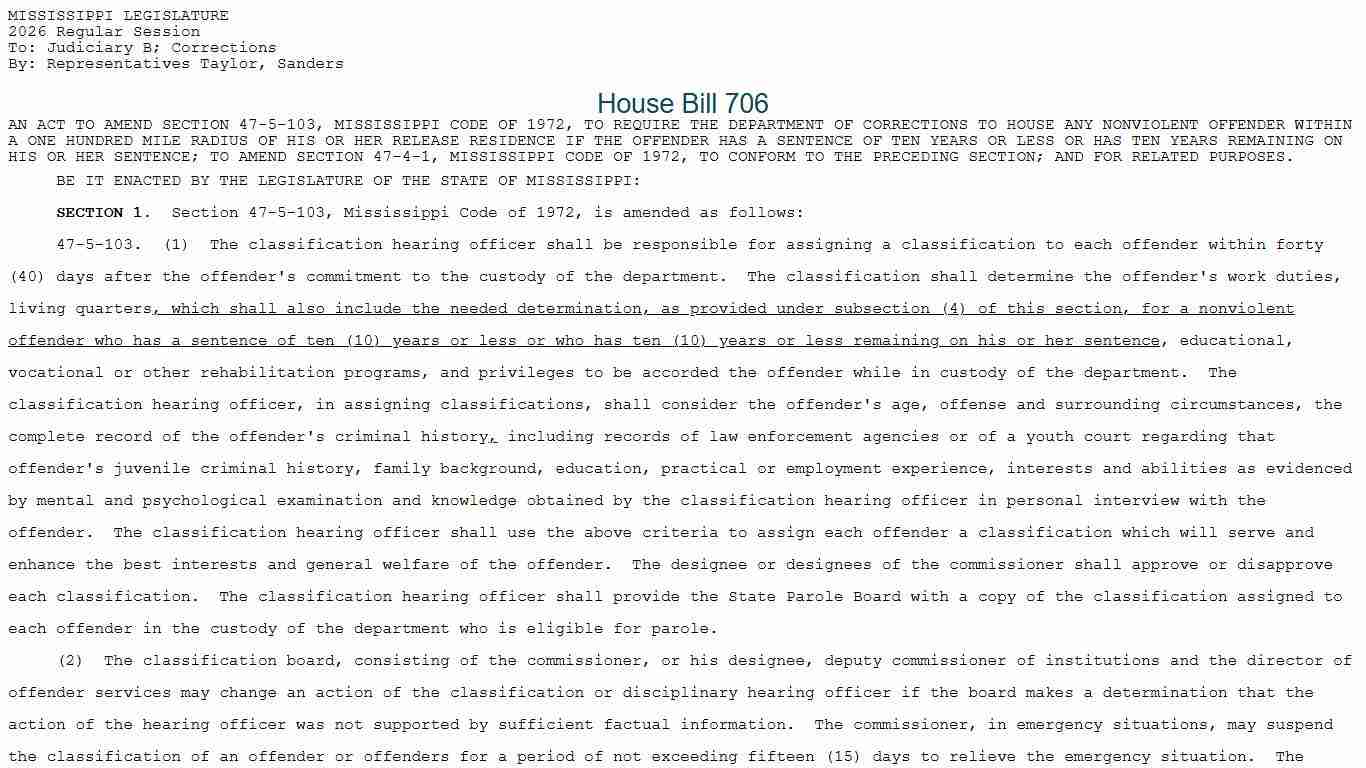 HB 706 (As Introduced) - 2026 Regular Session