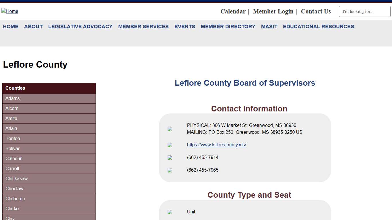 County View Mississippi Association of Supervisors